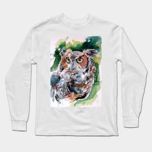 Owl watching Long Sleeve T-Shirt